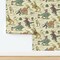 Wild West Cowboy Cowgirl Dinosaurs Kids Rodeo Armadillo Southwest Lasso Barrel Racing Tyrannosaurus Rex Triceratops Stegosaurus Cactus Raven Custom Removable Wallpaper by Spoonflower Peel & Stick Wallpaper 2FT Wide